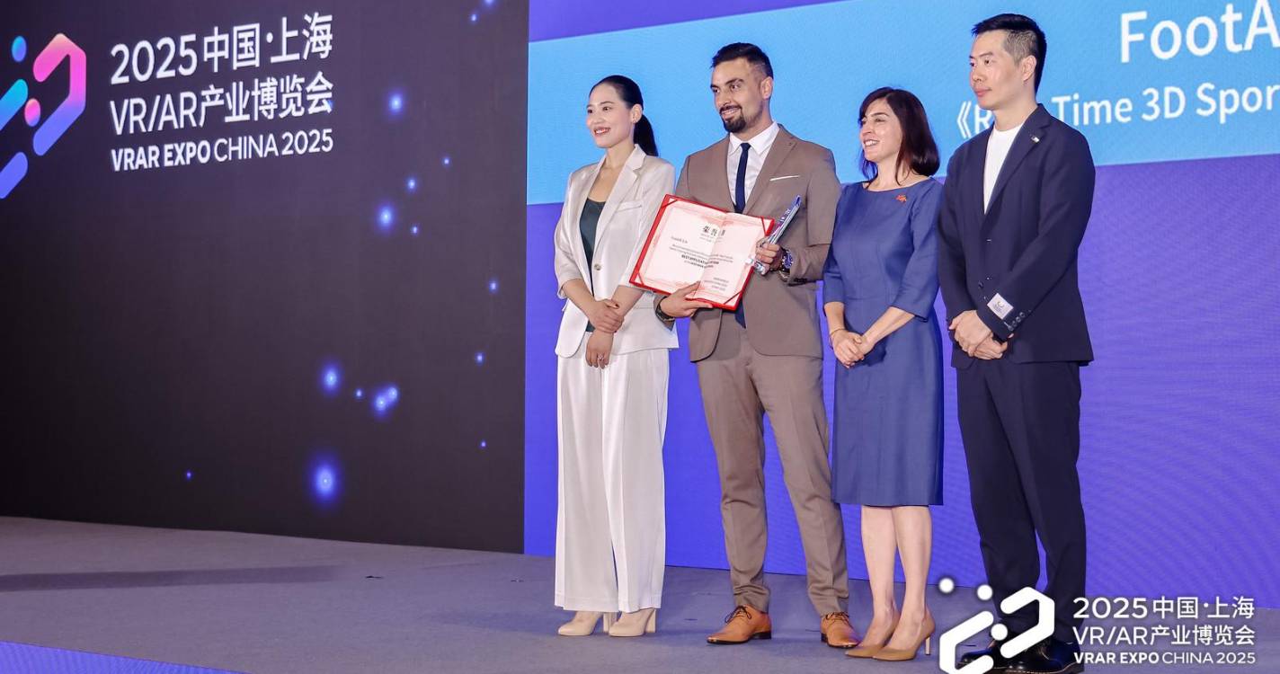 Portuguesa FootAR ganha prémio de Melhor Aplicação na China