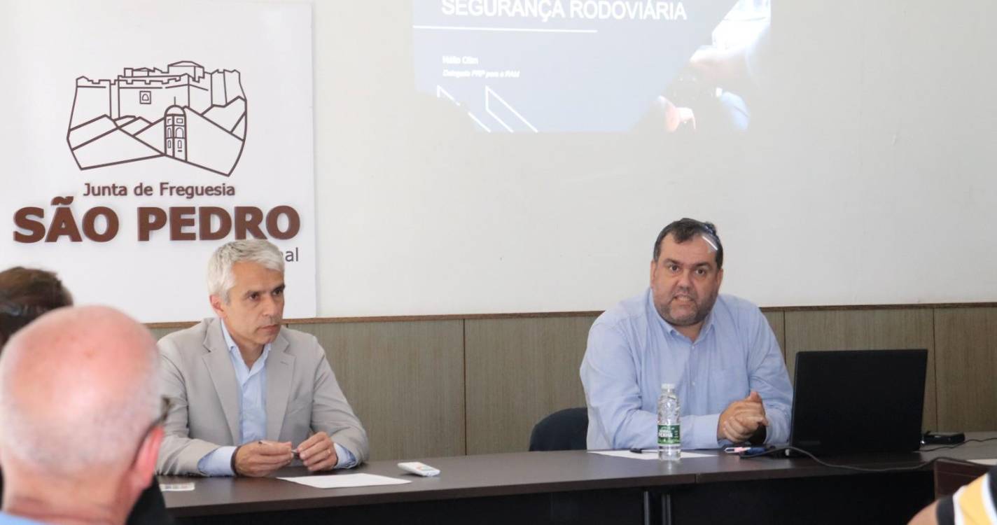Junta de Freguesia de São Pedro promove debate sobre Segurança e Prevenção Rodoviária