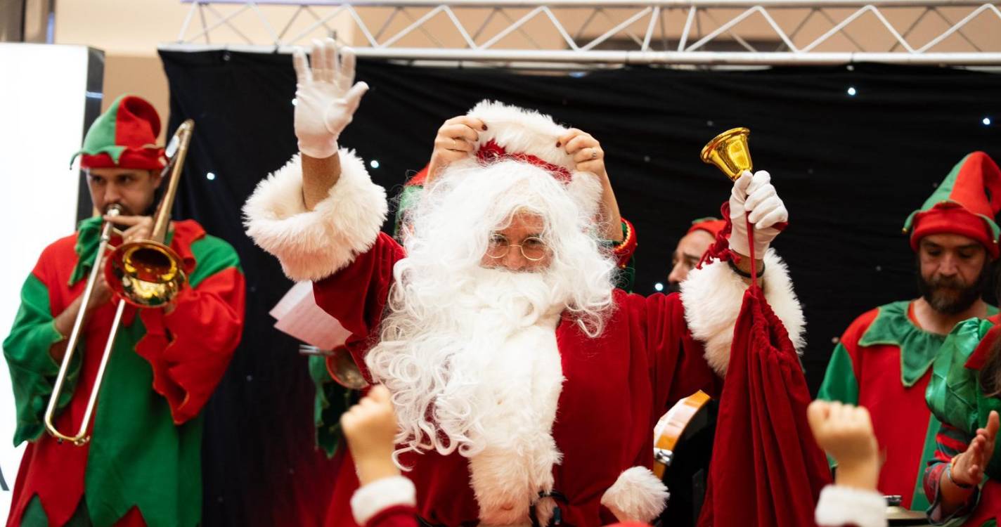 Pai Natal encantou no Plaza Madeira