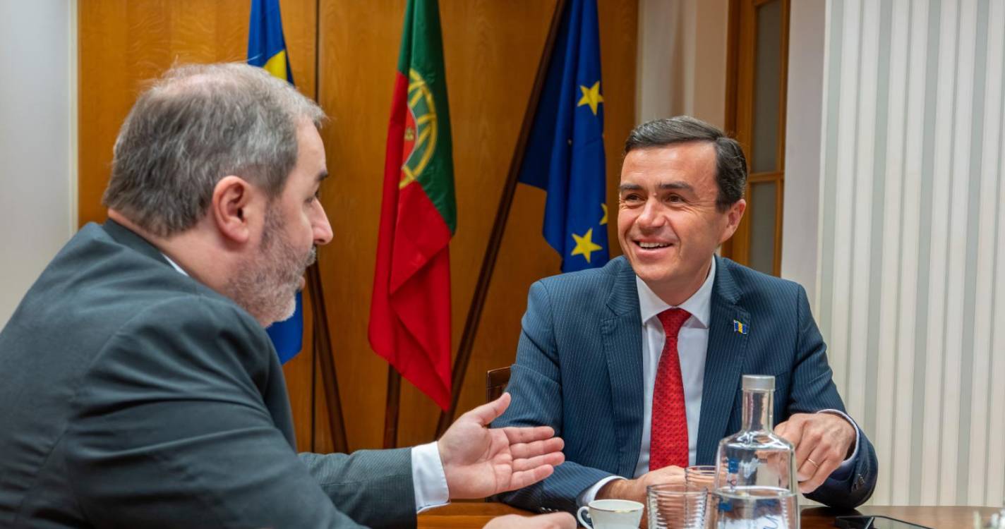 Nuno Maciel reuniu com eurodeputado Paulo do Nascimento Cabral