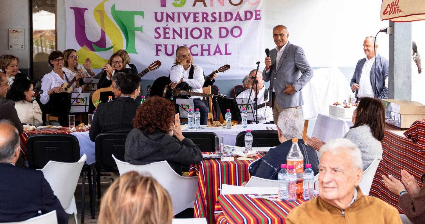 Jorge Carvalho reitera compromisso da CMF no crescimento da Universidade Sénior do Funchal