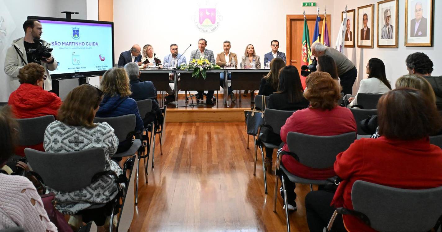 Junta de São Martinho apresenta projeto de teleassistência