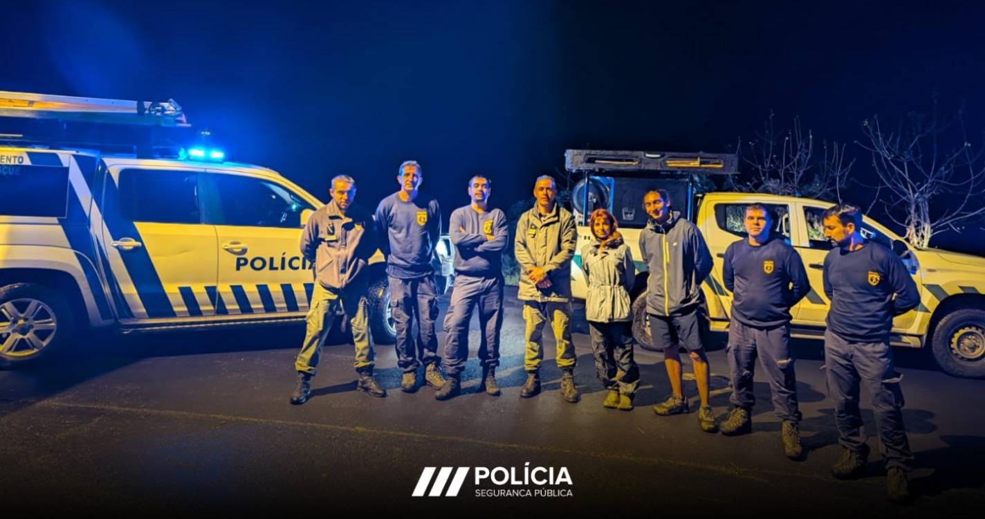 PSP resgata dois cidadãos argentinos perdidos nas serras da Madeira