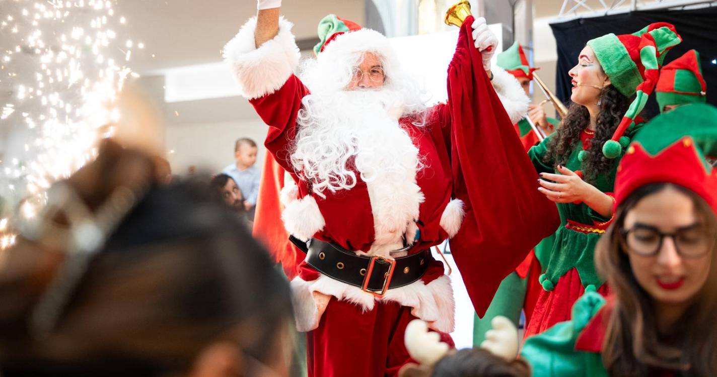 Pai Natal encantou no Plaza Madeira