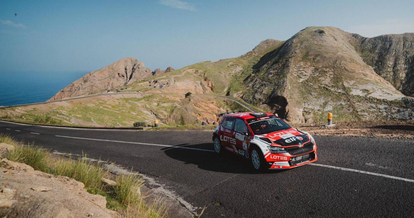 Miguel Nunes e João Paulo lideram o Rali do Porto Santo