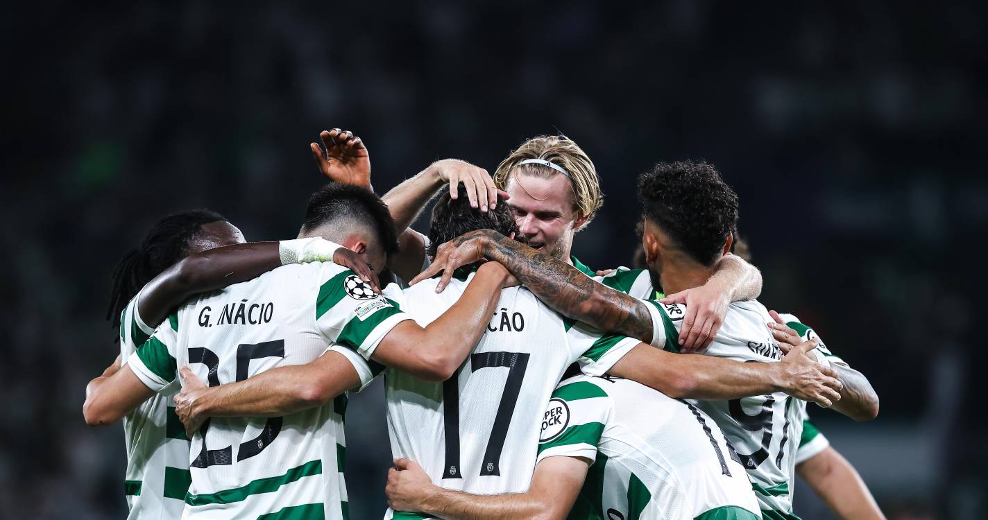Sporting entra a golear na ‘Champions’