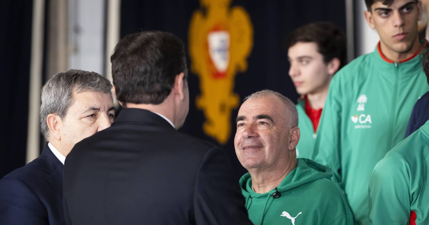 Presidente da República condecorou medalhados dos Mundiais de pista coberta