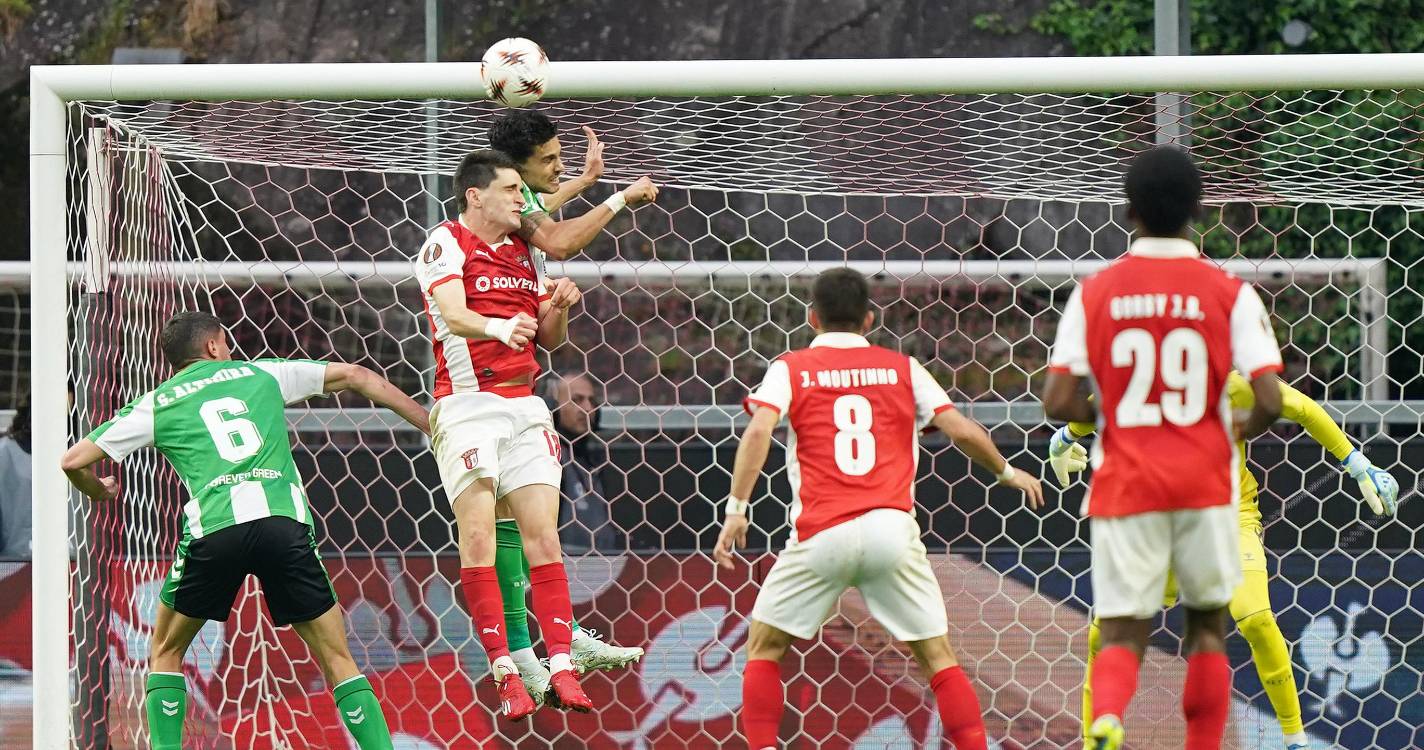 Liga Europa: SC Braga e Betis empatam a um na ‘pedreira’
