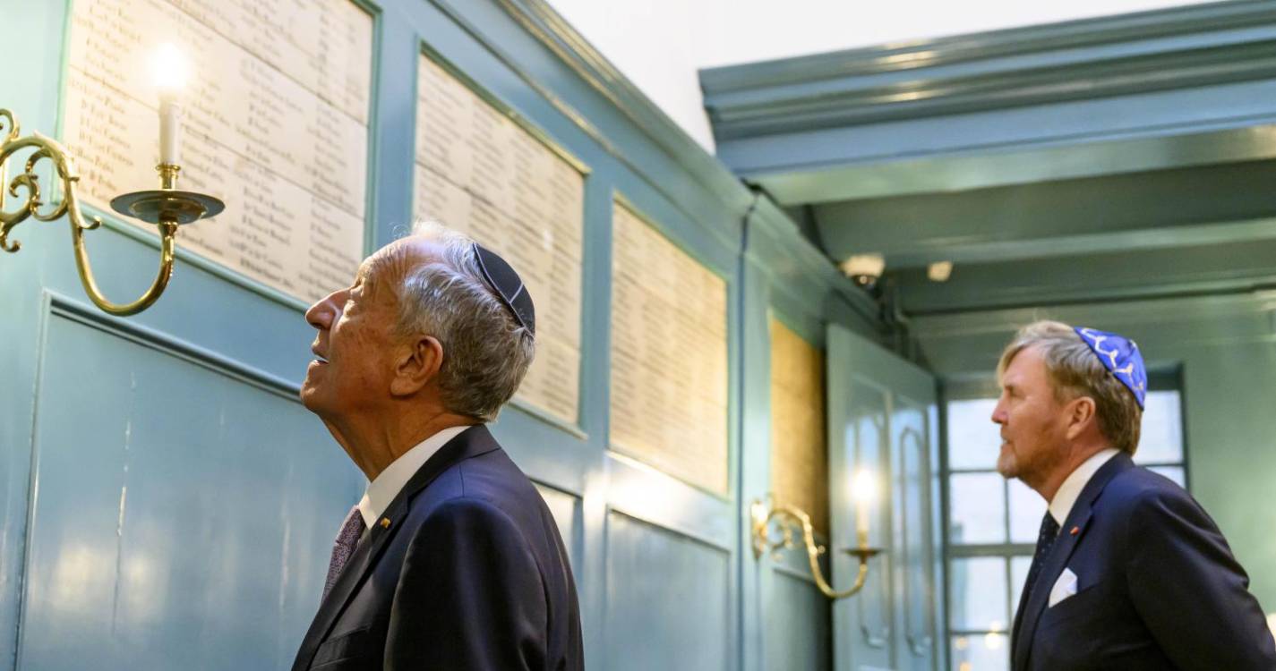 Ida à Sinagoga Portuguesa de Amesterdão foi “homenagem histórica”, diz Marcelo