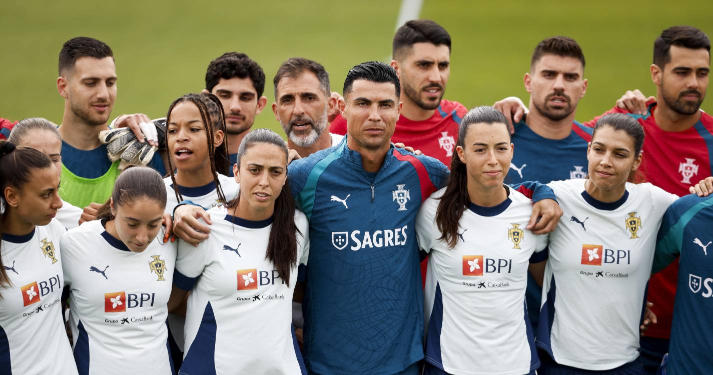 Mundial2026: Segundo treino de Portugal com o apoio da seleção feminina