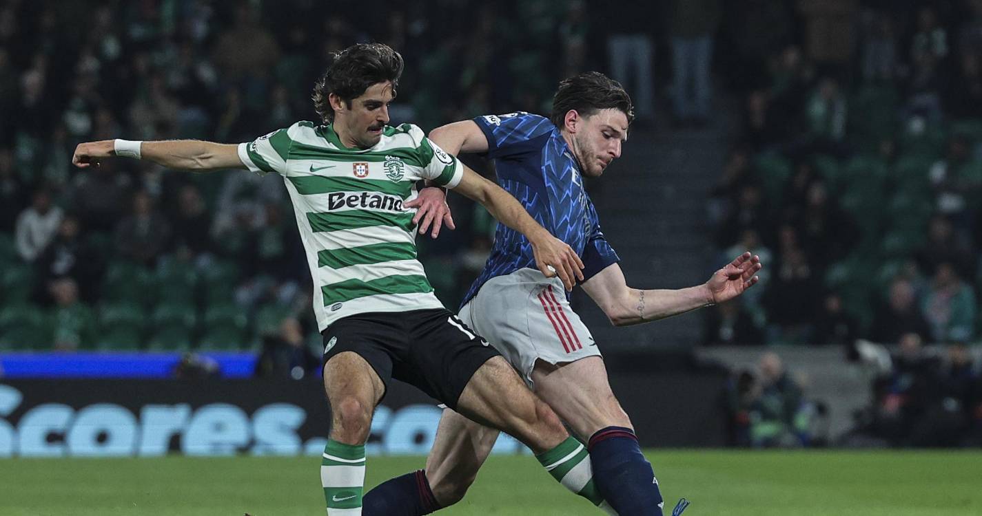 Sporting derrotado ao cair do pano diante do Arsenal