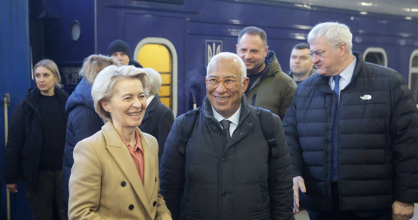 Ucrânia: Costa, Von der Leyen e Metsola pedem solidariedade transatlântica e mundial