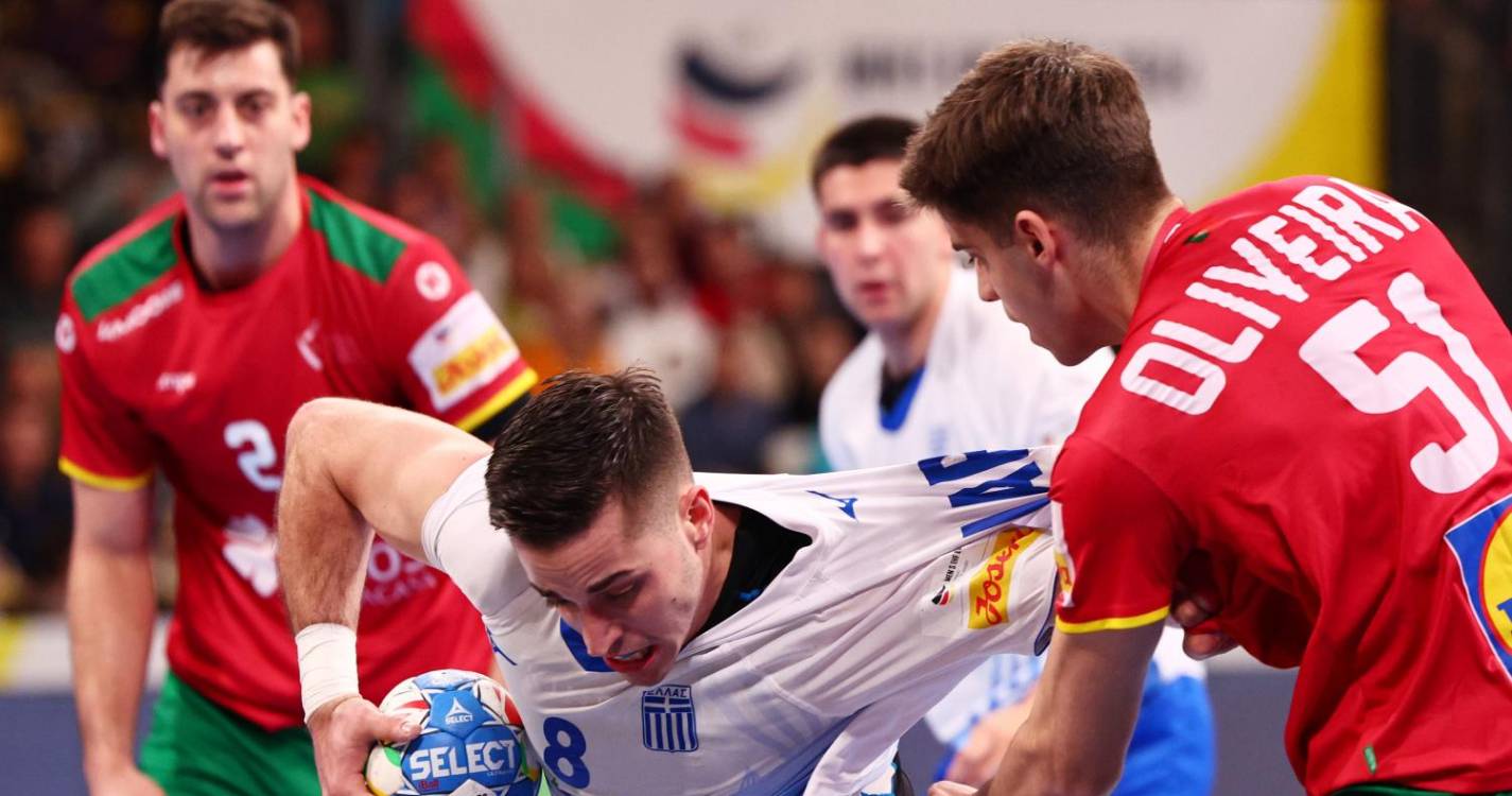 Portugal entra a vencer no Europeu de andebol ao bater a Grécia