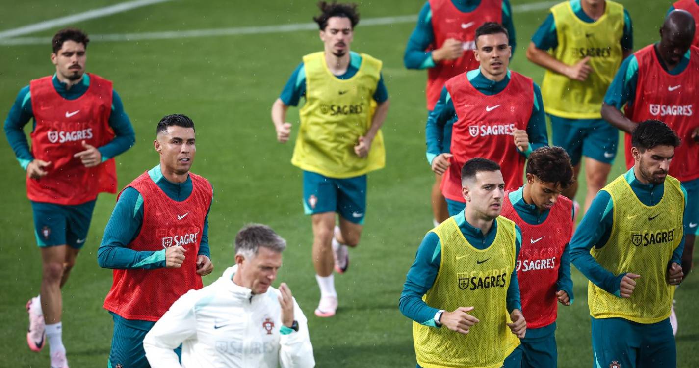 Euro2024: Portugal faz último treino antes do particular com a Irlanda