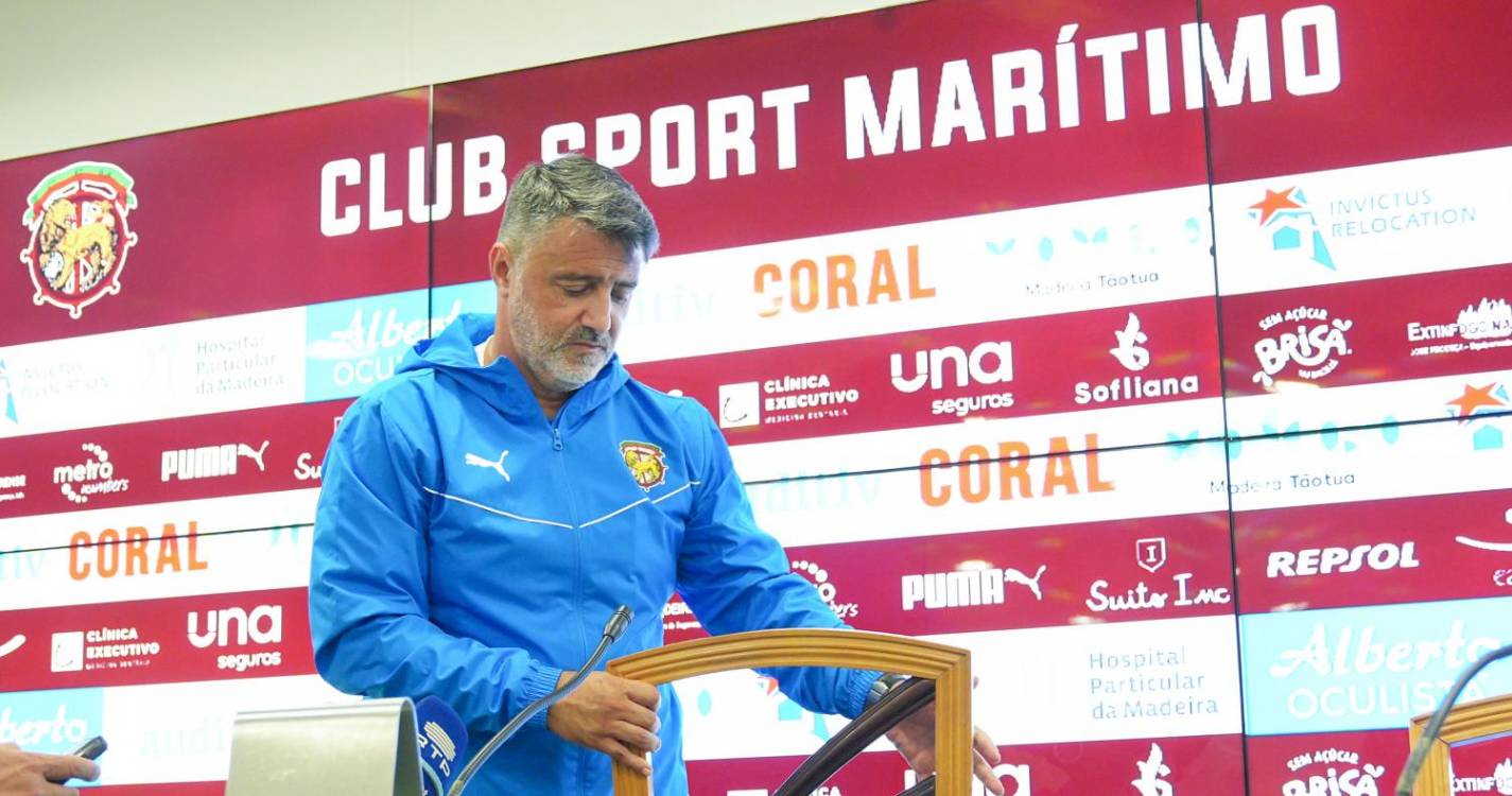 II Liga: Treinador do Marítimo volta a dar conferências de imprensa de antevisão