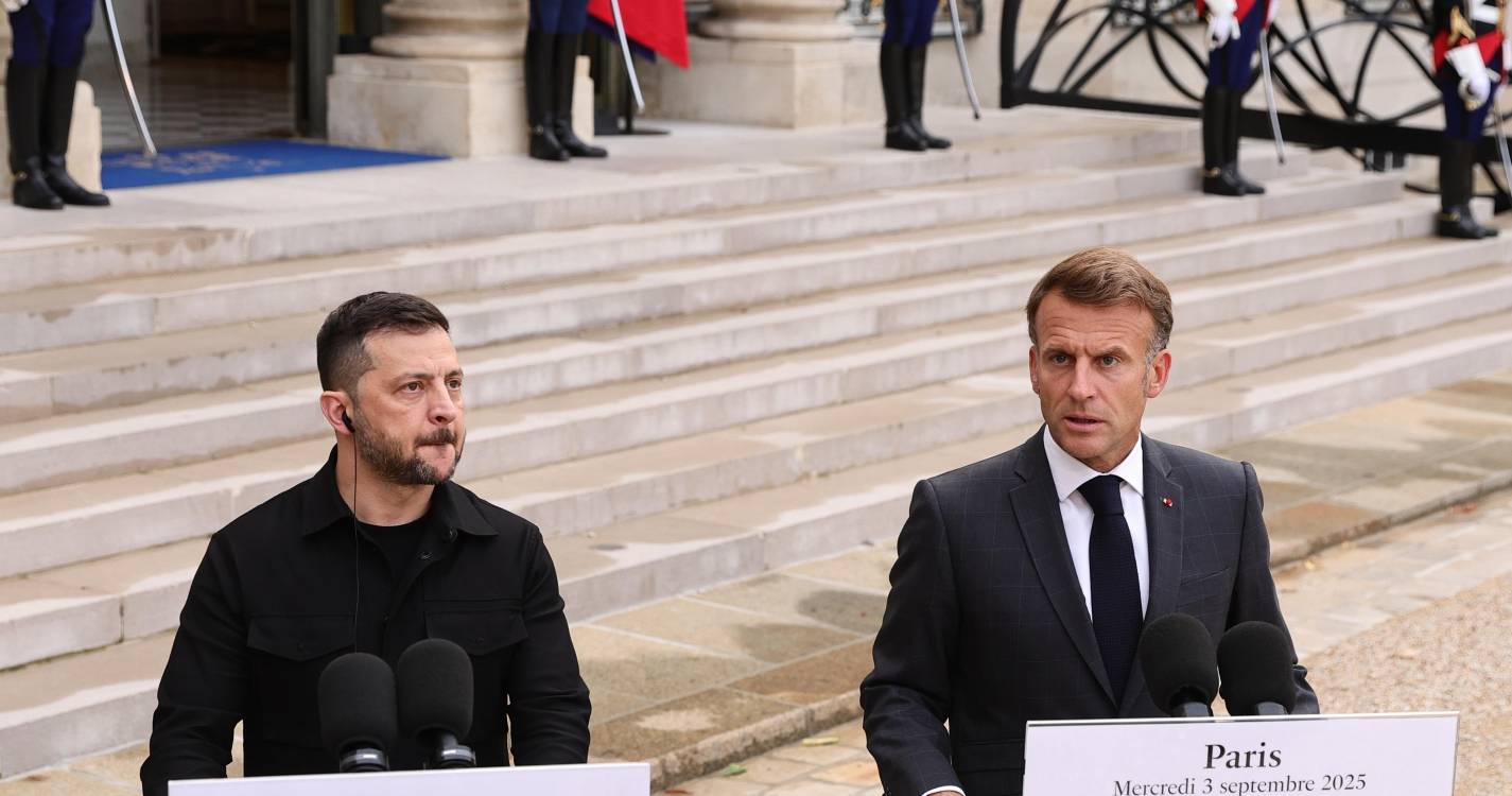 Ucrânia: Macron declara que países europeus estão prontos para garantias de segurança