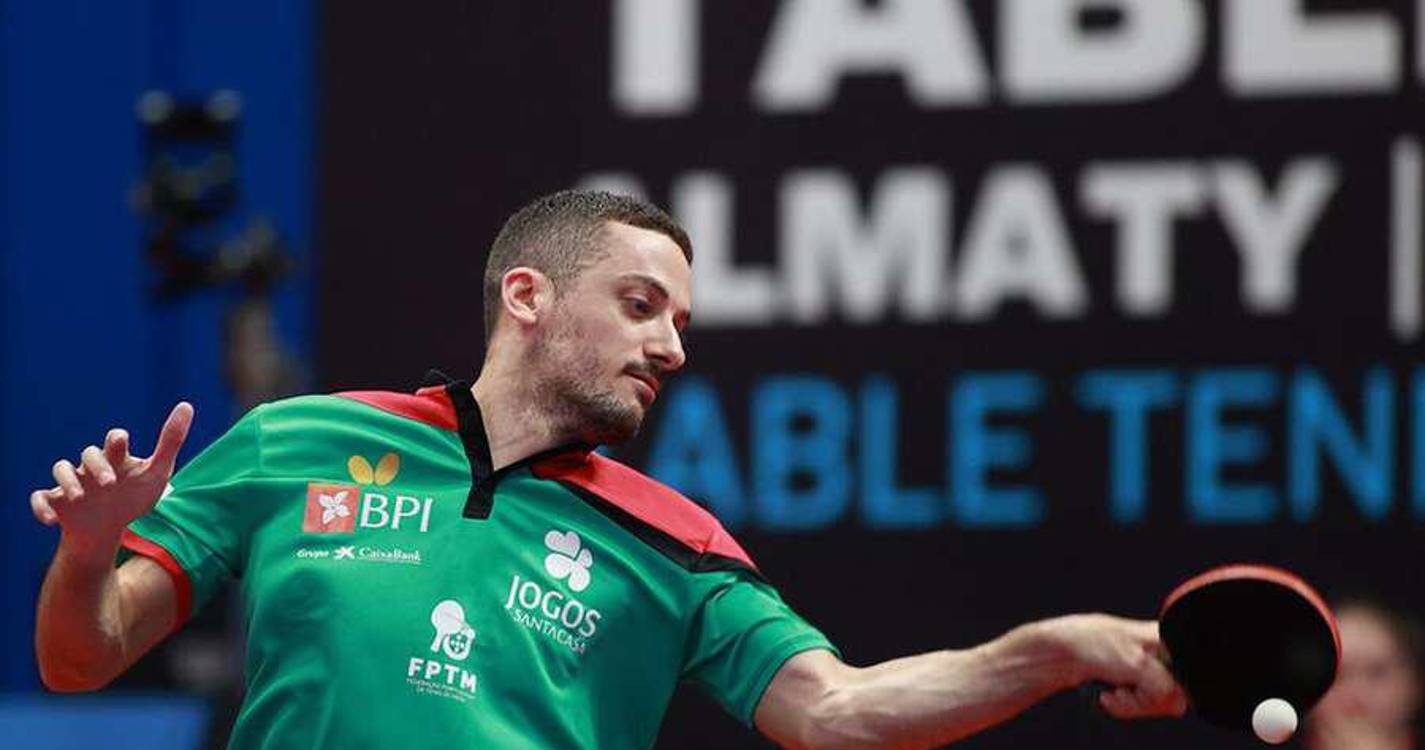 Marcos Freitas eliminado na primeira ronda do WTT Champions Incheon de ténis de mesa