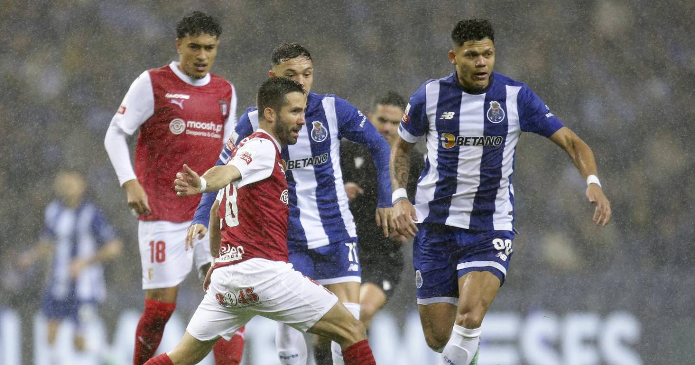 I Liga: FC Porto vence SC Braga e mantém-se a cinco pontos do líder Sporting