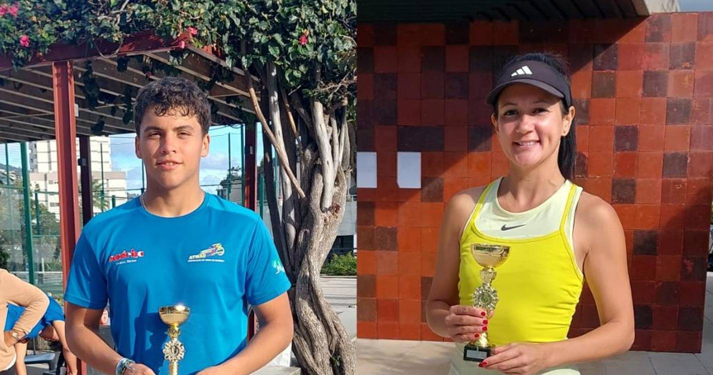 Afonso Faria Paulino e Maria Kovshun vencem Madeira Tour V em Ténis