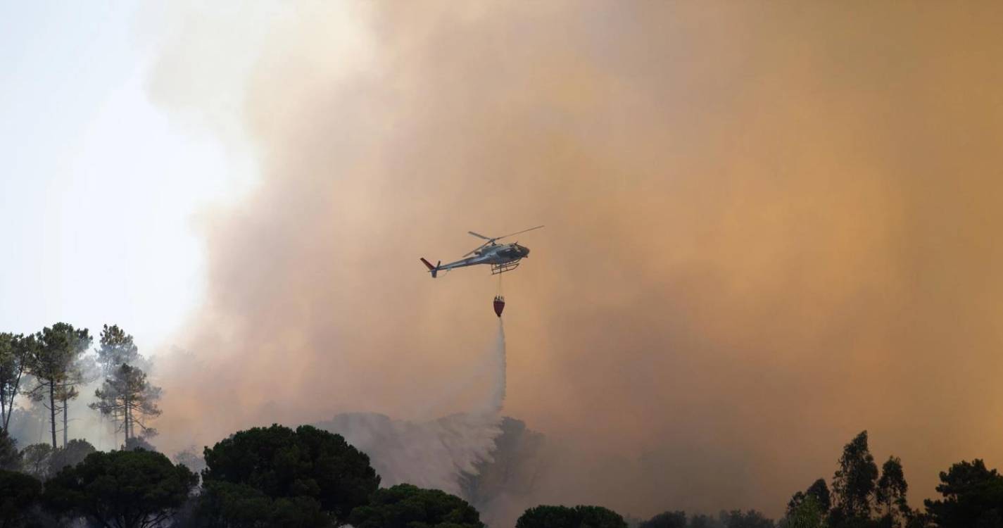 Dezassete concelhos de cinco distritos em perigo máximo de incêndio