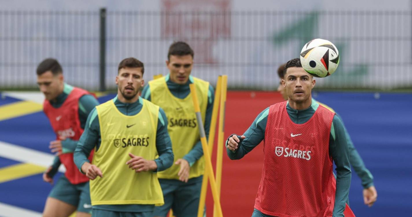 Euro2024: Portugal prepara jogo com a França na máxima força