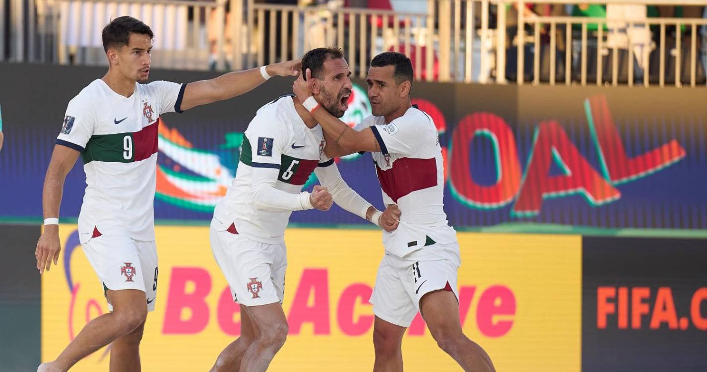 Futebol de Praia: Portugal eliminado nos ‘quartos’ do Mundial pela Bielorrússia