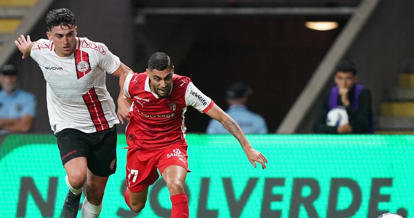 LE: Braga fecha play-off com agregado de 9-1 e assegura fase de liga
