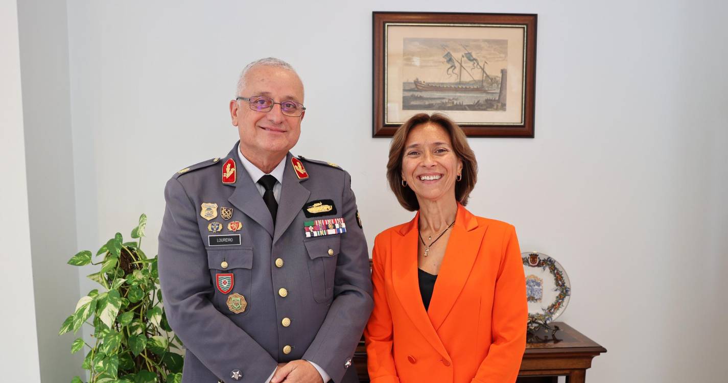 Novo Comandante da Zona Militar da Madeira reúne-se com Secretária da Inclusão
