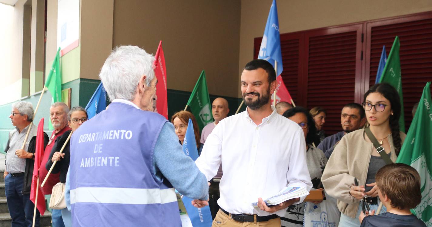 CDU defende em campanha aumento do salário mínimo para os 1000 euros