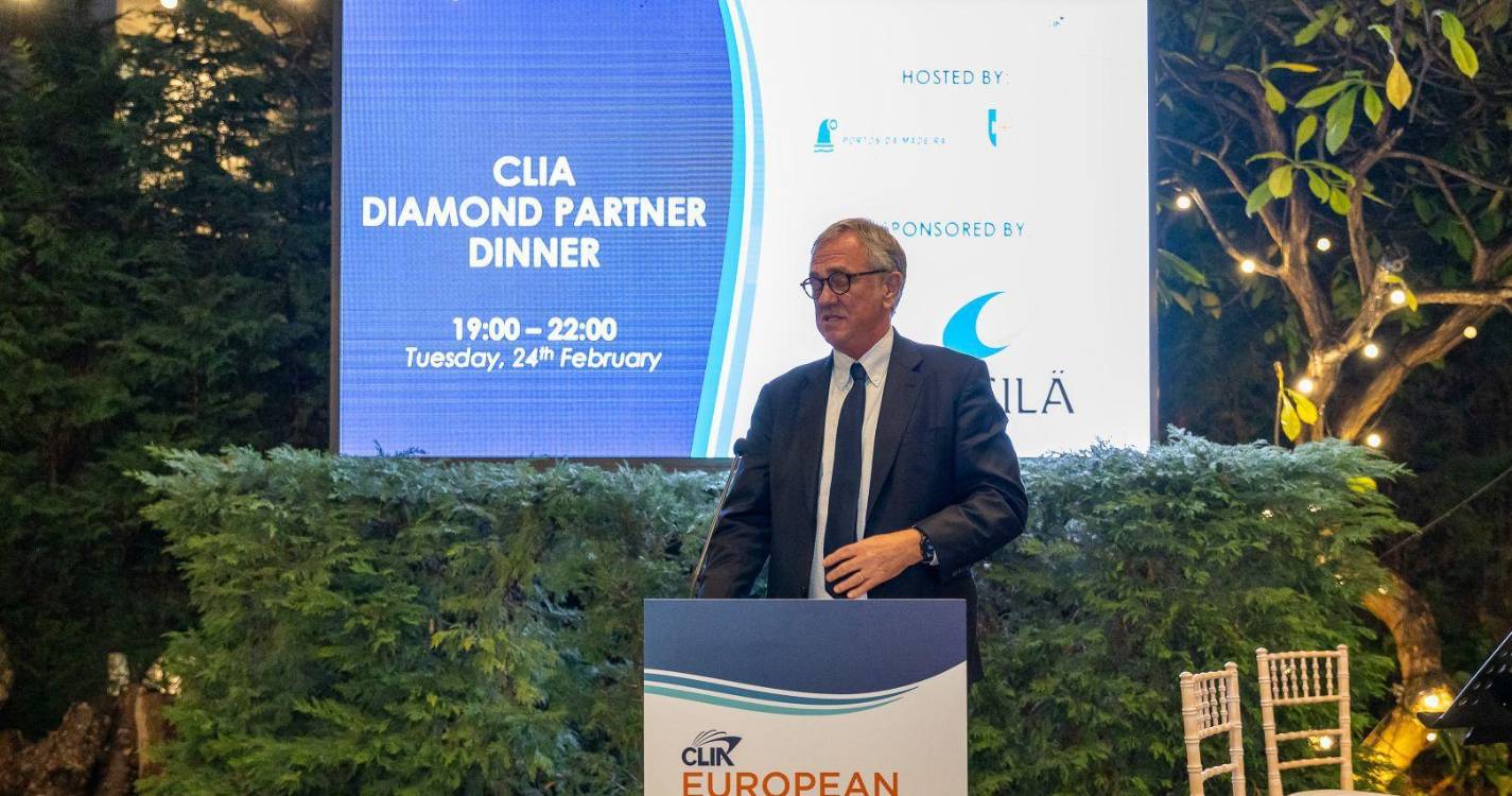 Pierfrancesco Vago destaca força industrial e sustentável do setor dos cruzeiros na Madeira