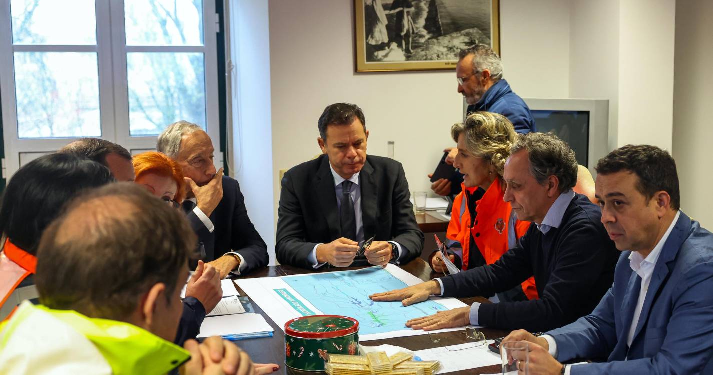 Mau tempo: Margem direita do canal do rio Mondego rebentou junto à A1