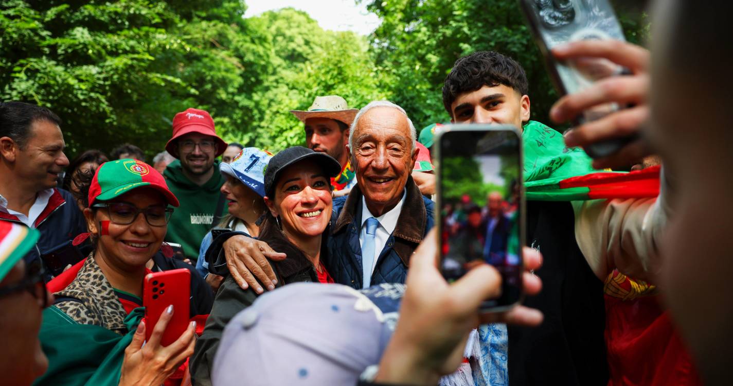 Marcelo e Montenegro ‘puxam’ por adeptos em Munique antes da final