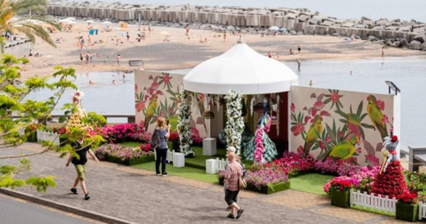 Crianças edificaram ‘Mural da Esperança’ na Calheta que está engalanada a preceito. Veja as imagens