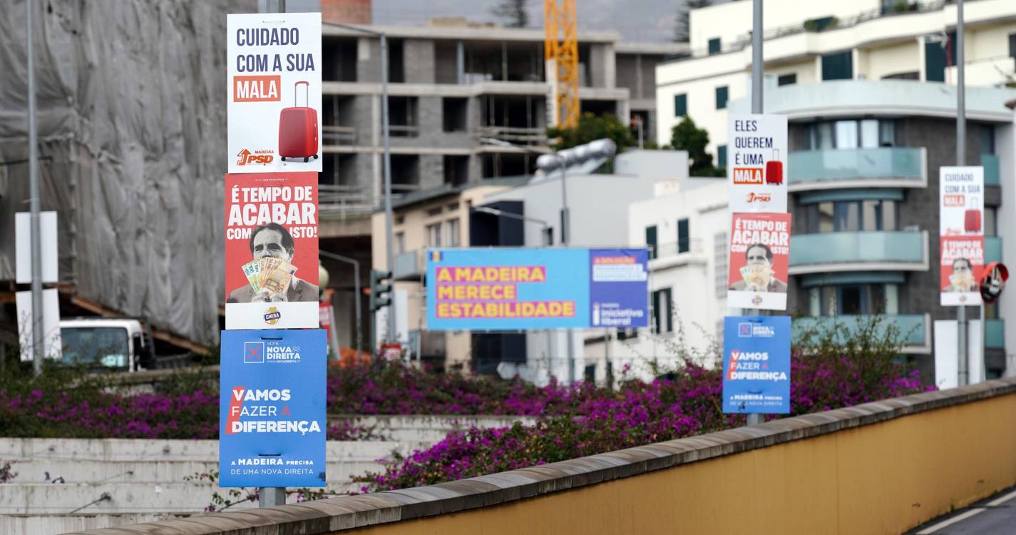 Eleições/Madeira: Campanha eleitoral para regionais antecipadas arranca hoje