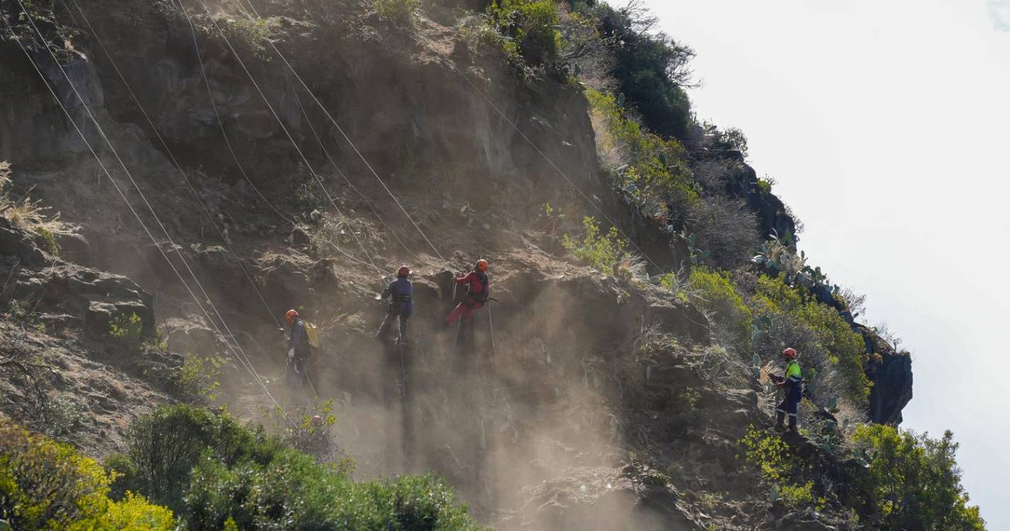 Concluídos trabalhos na escarpa sobranceira à marginal da Calheta