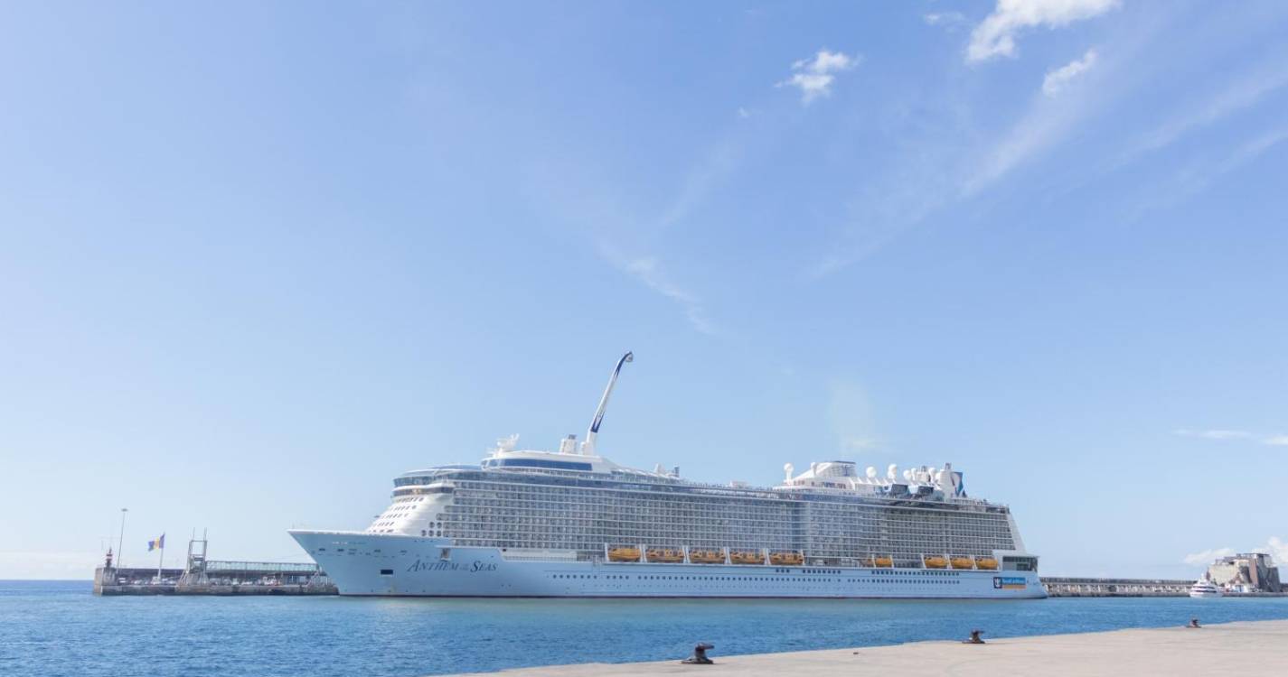 Anthem of the Seas traz ao Funchal 5.879 pessoas