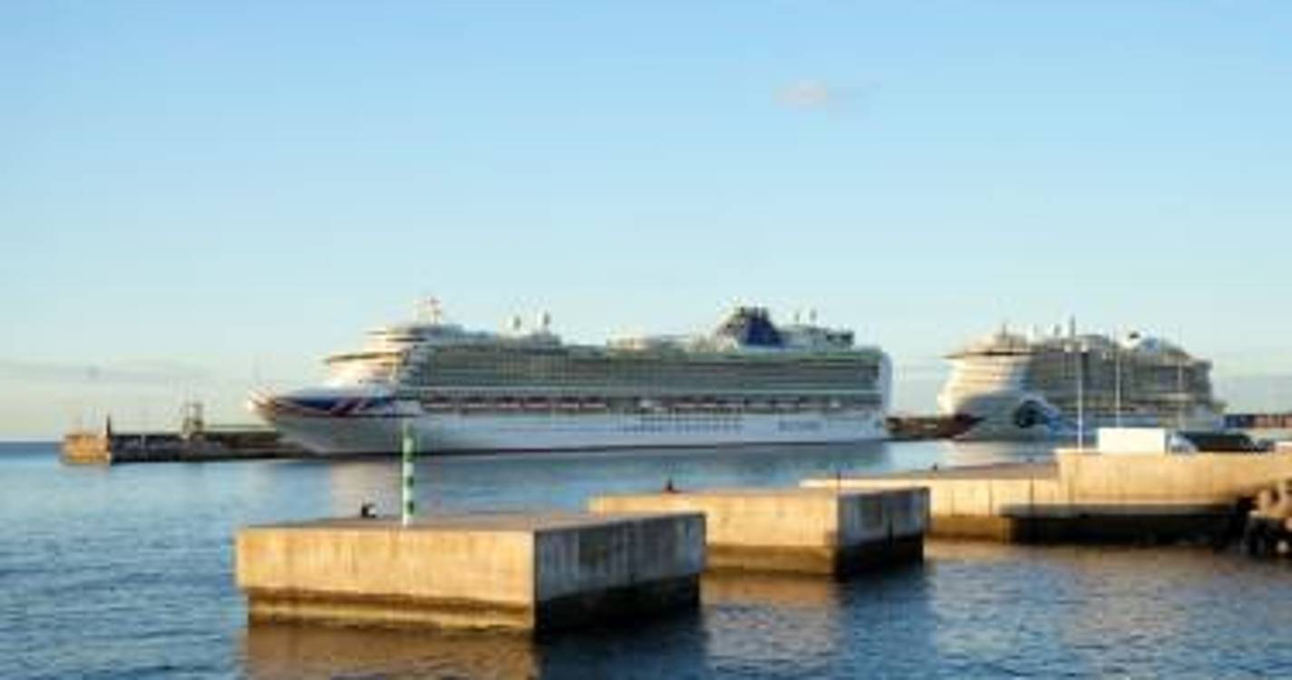 Porto do Funchal recebe hoje três navios de cruzeiro