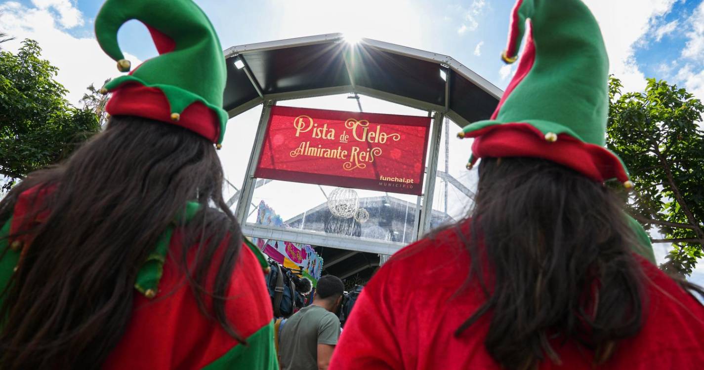 Pista de gelo já abriu e oferece adrenalina a miúdos e graúdos