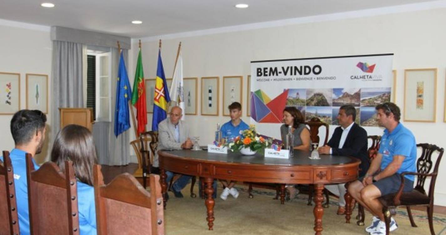 Campeão do Mundo Afonso Silva recebido na Câmara da Calheta
