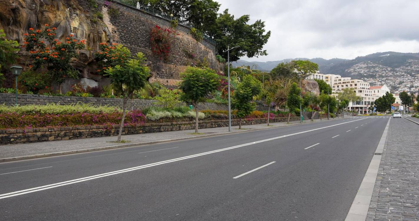 Limpeza de escarpa força interrupção temporária à circulação na Avenida Sá Carneiro