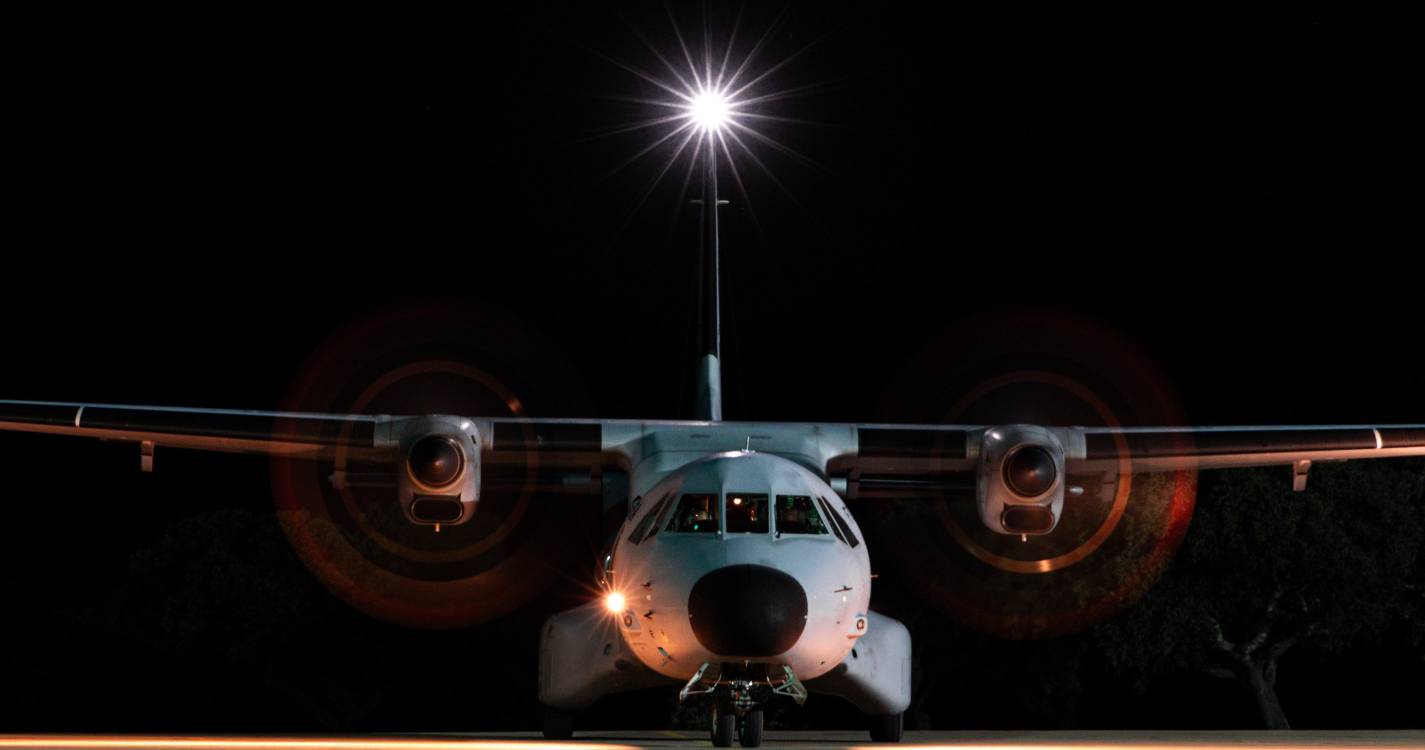 Dois doentes transportados de urgência pela Força Aérea