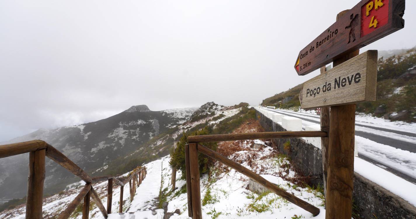 Neve poderá cobrir serras da Madeira