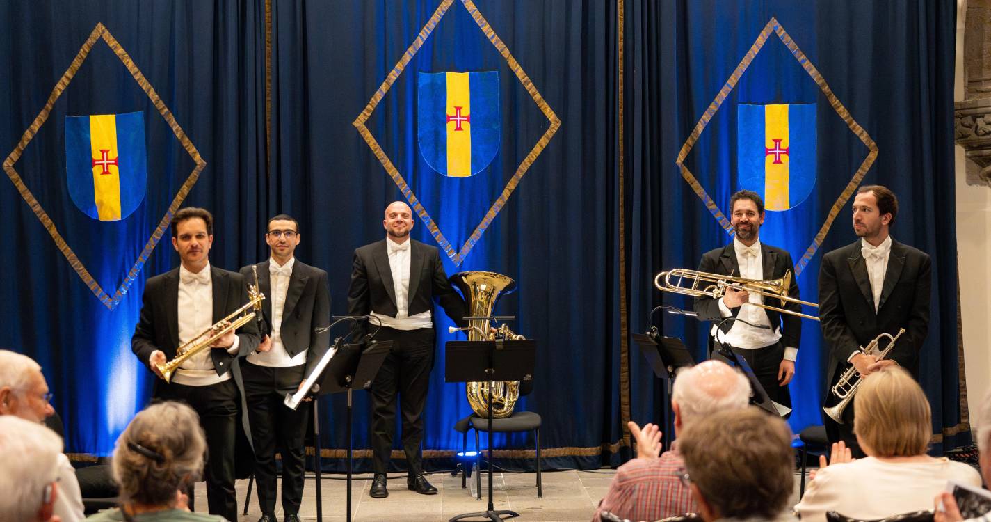 Orquestra Clássica da Madeira apresenta MadBrass5 no Salão Nobre da ALM
