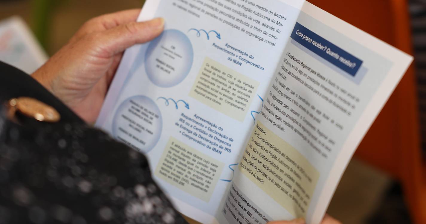 Abertas as candidaturas ao Complemento Regional para Idosos