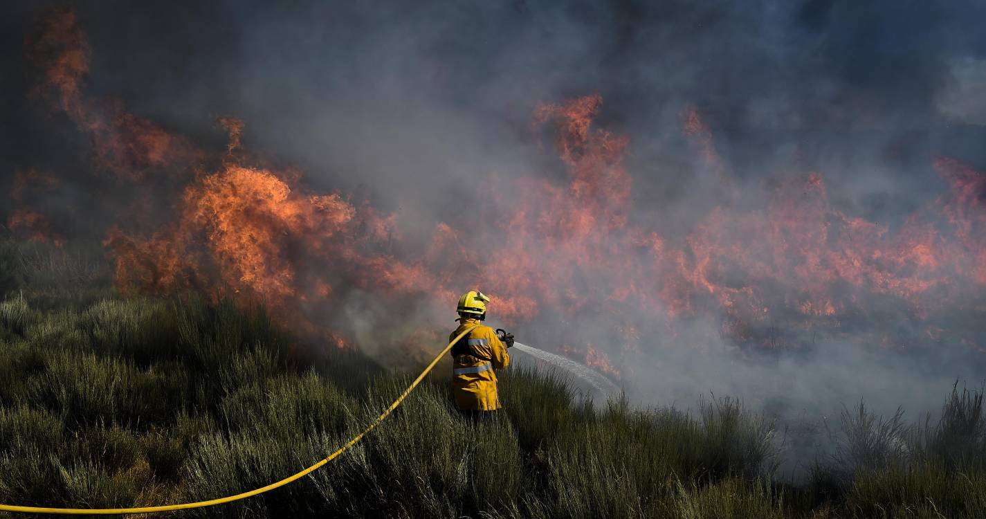 Incêndios: Mais de 130 operacionais combatem chamas em zona de mato em Valongo