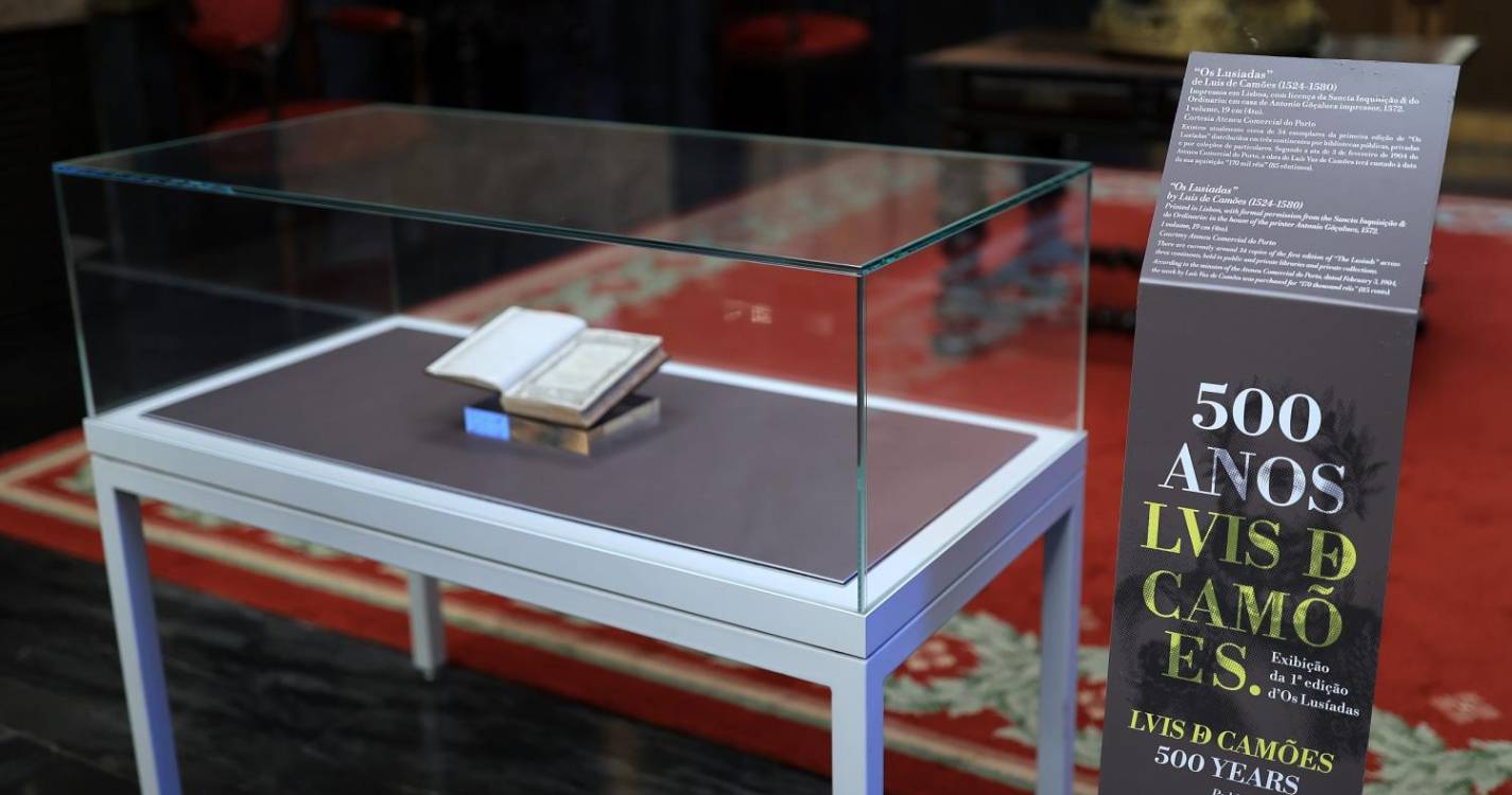 Câmara do Porto expõe primeira edição de ‘Os Lusíadas’ para celebrar Luís de Camões