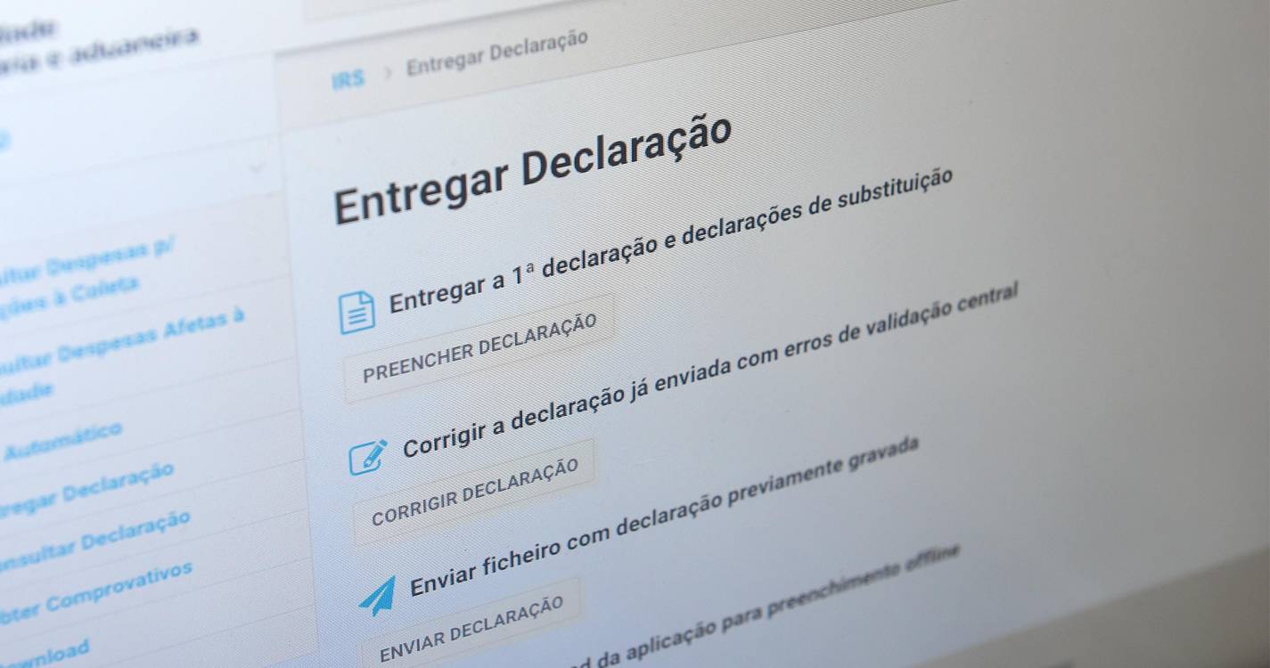 Prazo para entrega da declaração de IRS termina dia 30