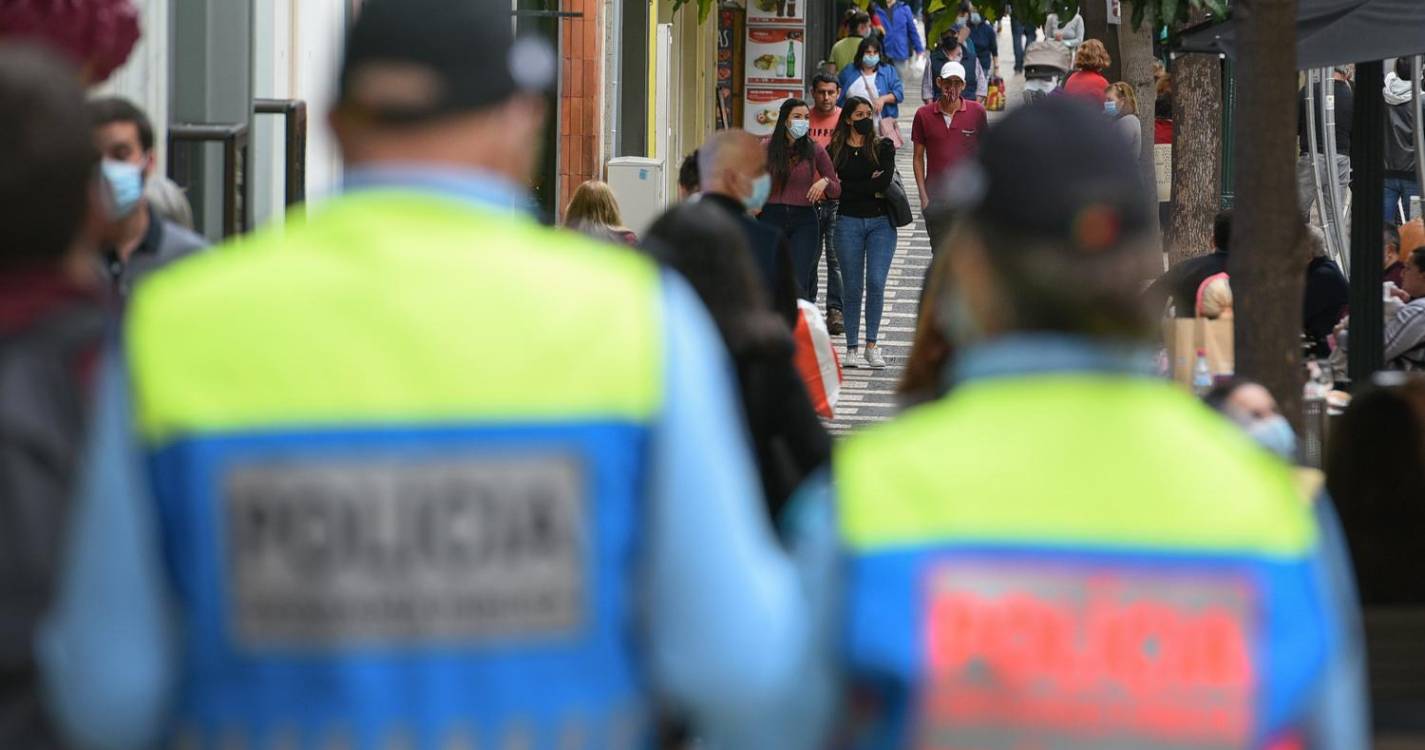 Polícias da PSP voltaram hoje a concentrar-se em várias cidades do país em protesto