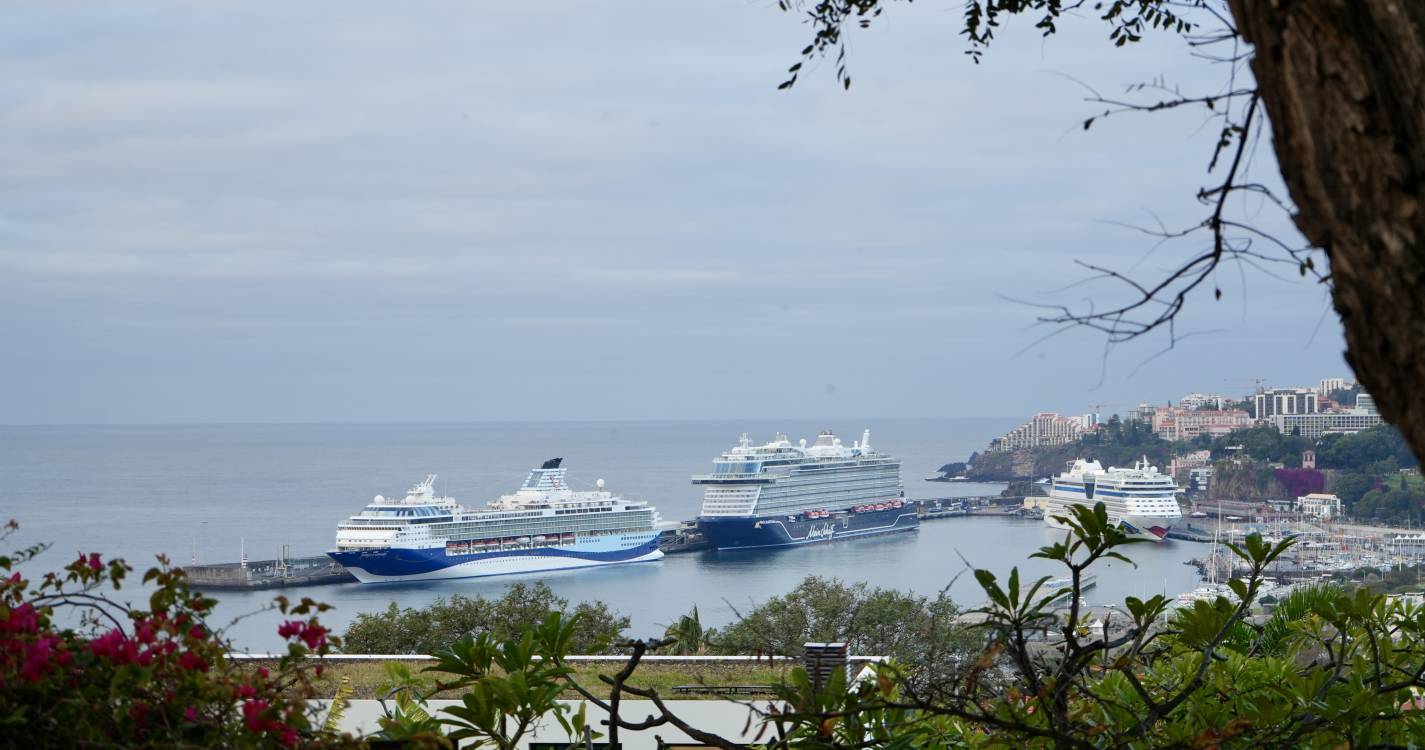 Quatro navios trazem 8 mil passageiros ao Funchal
