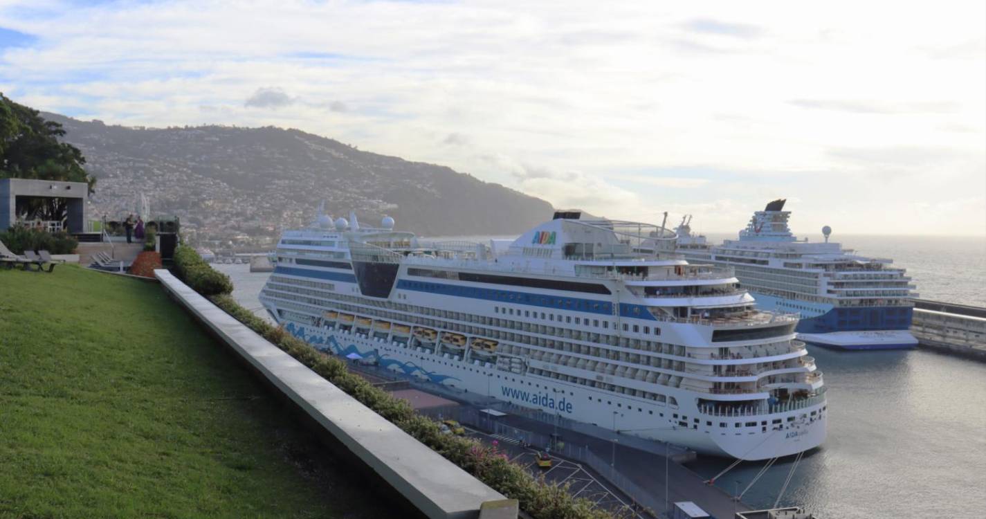 Dois navios fazem movimentar cerca de 5 mil pessoas no Funchal